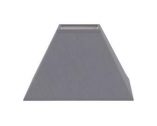 abat-jour Pyramide coton gris